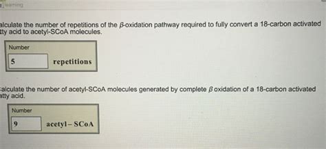 Solved Calculate the number of repetitions of the beta .